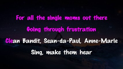 Clean Bandit feat Sean Paul & Anne-Marie - Rockabye KARAOKE / INSTRUMENTAL