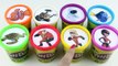 Learn Colors with Disney Characters Finding Dory The Incredibles Wall-E PlayDoh & Toy Surprise
