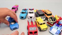 Toy Shooting Car Robocar Poli Garage Tayo the Little Bus Learn Colors Play Doh Toy Surprise #1