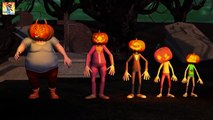 Pumpkin head cartoons finger family Finger Family Halloween 3D Nursery Rhymes for Children