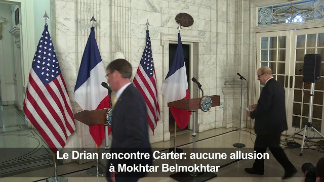Le Drian rencontre Carter: aucune allusion à Mokhtar Belmokhtar