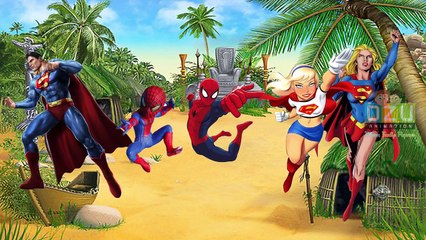 Finger Family Song - Daddy Finger Nursery Rhymes Spiderman-Super Man Finger Family Rhymes|