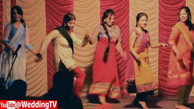 Pakistani Wedding Dance Performance Mehdi Night on (Oh Radha Jumka)