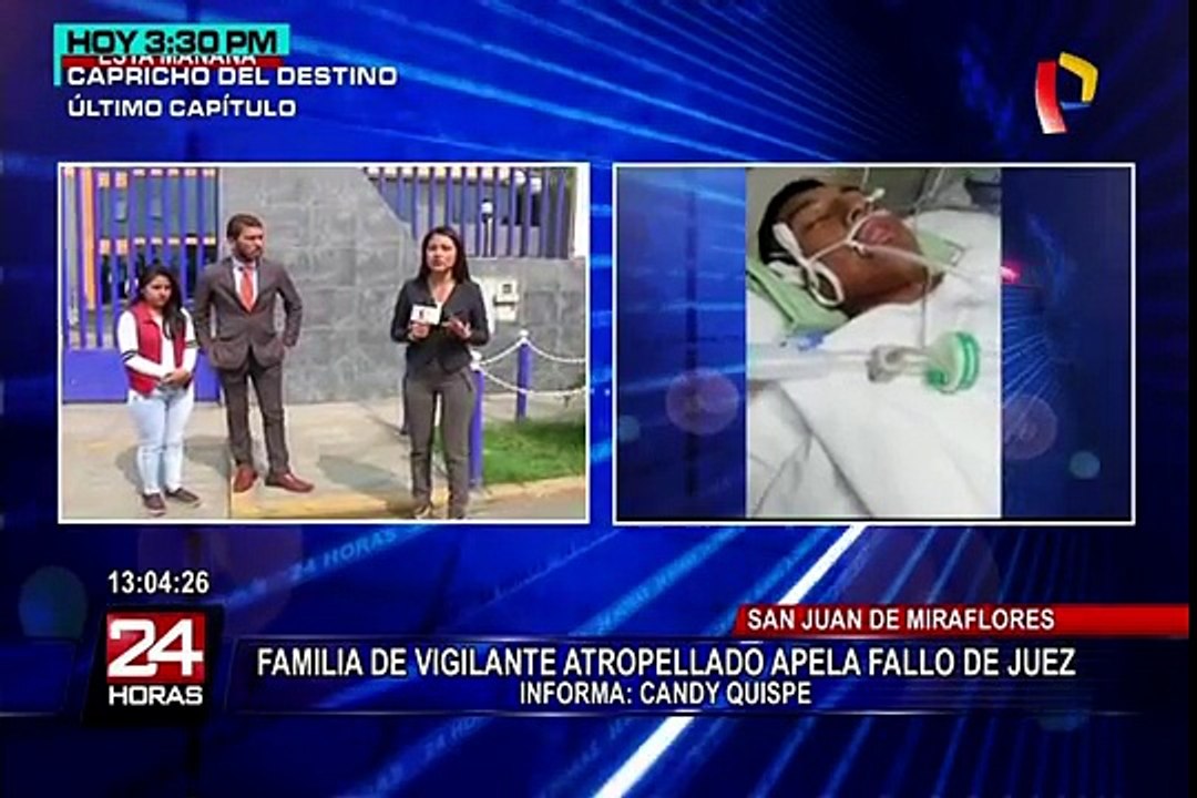 San Juan de Miraflores: familiares de vigilante atropellado apelan fallo de juez
