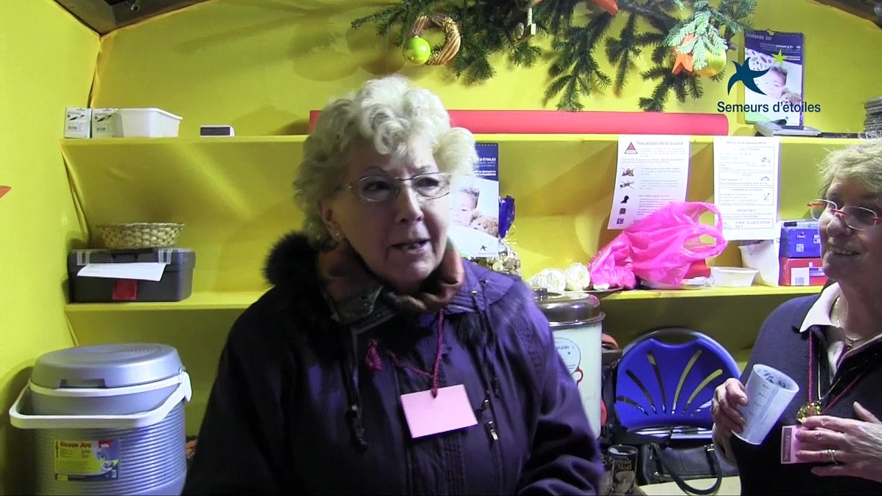 Les Semeurs d'étoiles au marché de Noël de Strasbourg