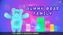 Gummy Bear Finger Family Song | Finger Family Jelly Bear Family Songs | Nursery Rhymes for Kids