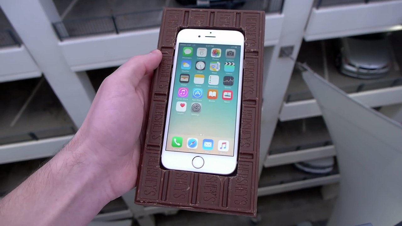 Can a Chocolate Bar Protect an iPhone 6S from 100 FT Drop Test
