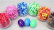 Play doh DIY How To Make Water Balloons Syringe Orbeez Slime Learn Colors Play Doh Surprise Eggs Toy