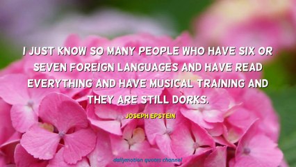 Joseph Epstein Quotes