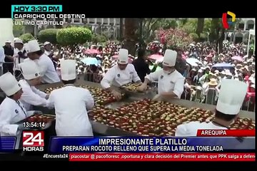 Arequipa: preparan plato de rocoto relleno más grande del mundo