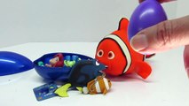 FINDING DORY! Play-Doh Surprise Eggs Doubled! FINDING DORY AND NEMO Tell Fish Jokes!!