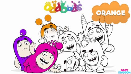 Learn Colors with Oddbods Coloring Book Episode Transforms Colors DIY Activity For Children
