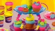 Play-Doh Cupcake Tower Sweet Shoppe Play Dough playset пластилин Плей До Башня из кексов