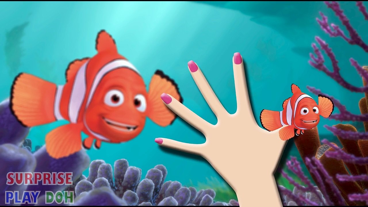 Finding Dory , Finding Nemo | Finger family nursery rhyme