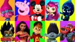PJ Masks Game - Play Doh Learning Colors Peppa Pig English Episode, Paw Patrol, Disney Moana, Trolls