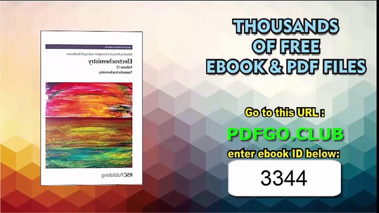 Electrochemistry_ Volume 12 (Specialist Periodical Reports) 1st Edition