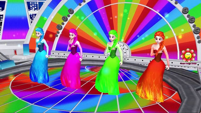 Frozen Elsa Mermaid Finger Family | Colors Frozen Elsa Compilation | Nursery Rhymes Collection