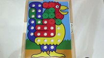 Color the Chicken! Let Learn COLORS! Babies, Toddlers, Preschoolers and Kindergarten