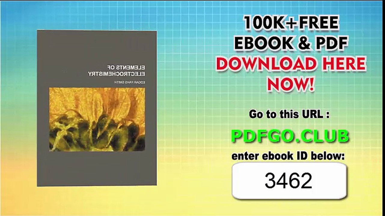 Elements of Electrochemistry