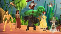 Tarzan Finger Family Rhymes | Cartoon Nursery Rhymes For Kids | 3D Animated Rhymes For Kids