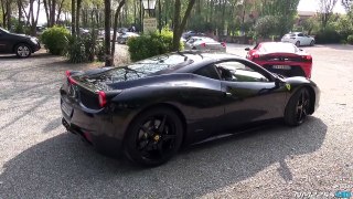Supercars Revving Like CRAZY at Cars & Coffee Italy - LaFerrari PART 3