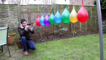 Balloon Bullet Time - The Slow Mo Guys