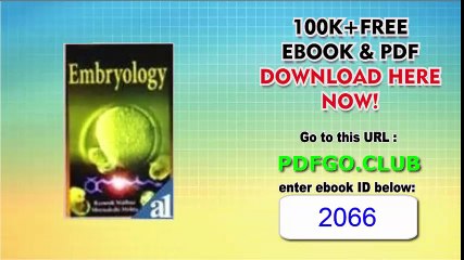 Embryology Paperback – 1995