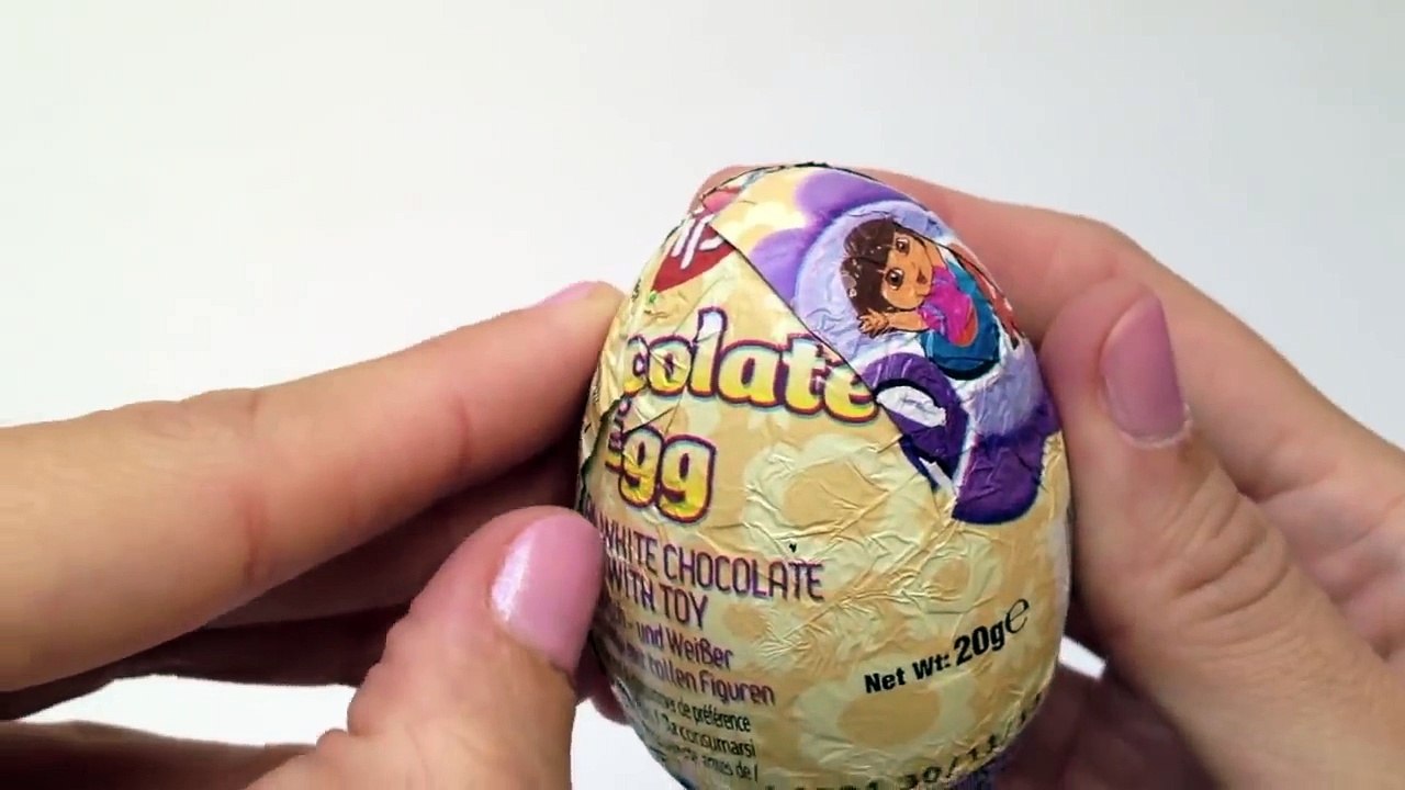 FAIL Dora The Explorer Kinder Surprise Chocolate Egg Unboxing