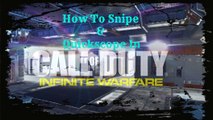 how to snipe or quickscope in call of duty infinite warfare tutorial walkthrough