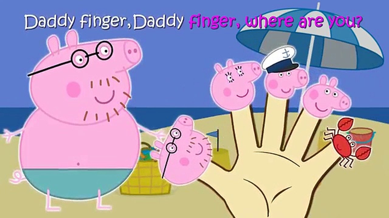 Peppa Pig Summer Finger Family Nursery Rhymes Lyrics