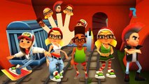 SUBWAY SURFERS Cartoon Family | Top Finger Family Nursery Rhymes For Children