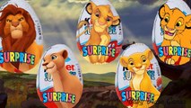 The Lion King Kinder Surprise Eggs Finger Family Preschool Songs | Alphabet ABC Songs for Children