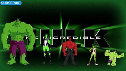 DADDY FINGER SONG HULK Incredible Hulk, Red Hulk, She Hulk
