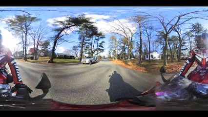 Super Sonic Road Runner: Motorcycle Ride Autumn Weekend NY - IMRAN™ (360° Full View)
