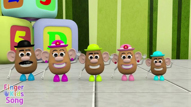 3D Potato Head Toy Story Finger Family | 3D Animation In HD From Finger Kids Song