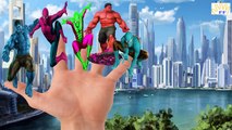 Finger Family Superhero Fun Spider Man Vs Hulk Cartoons Spiderman Finger Family Nursery Rhymes