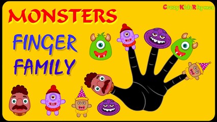 Finger Family Monster Finger Family Rhyme | Finger Family Songs | Children Nursery Rhymes