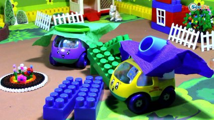 Мультфильм про машинки Грузовик и Бетономешалка РЫЦАРИ Мультики для детей Все серии подряд. Серия 52