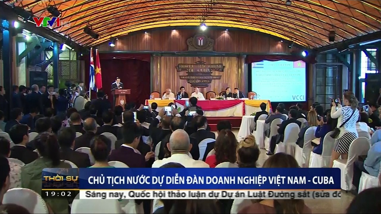 Chủ tịch nước Trần Đại Quang dự diễn đàn doanh nghiệp Việt Nam - Cuba