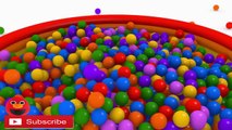 LEARN COUNT NUMBERS 1 to 10 with Surprise Eggs - Surprise Eggs 3D Color Ball Show for Kids