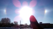 Phenomenon Large Halo around the Sun After Freezing Temps Minnesota 12/6/new