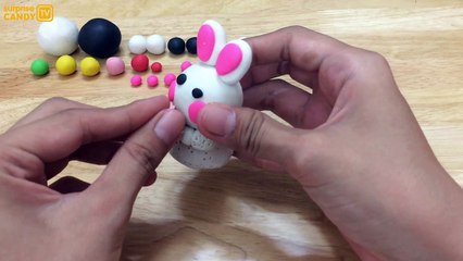 DIY How to make Chibi Rabbit Toys Play With Clay Fun And Creative For Children