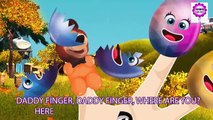 Finger Family Crazy Dinosaur Family Nursery Rhyme | Funny Finger Family Songs For Children In 3D