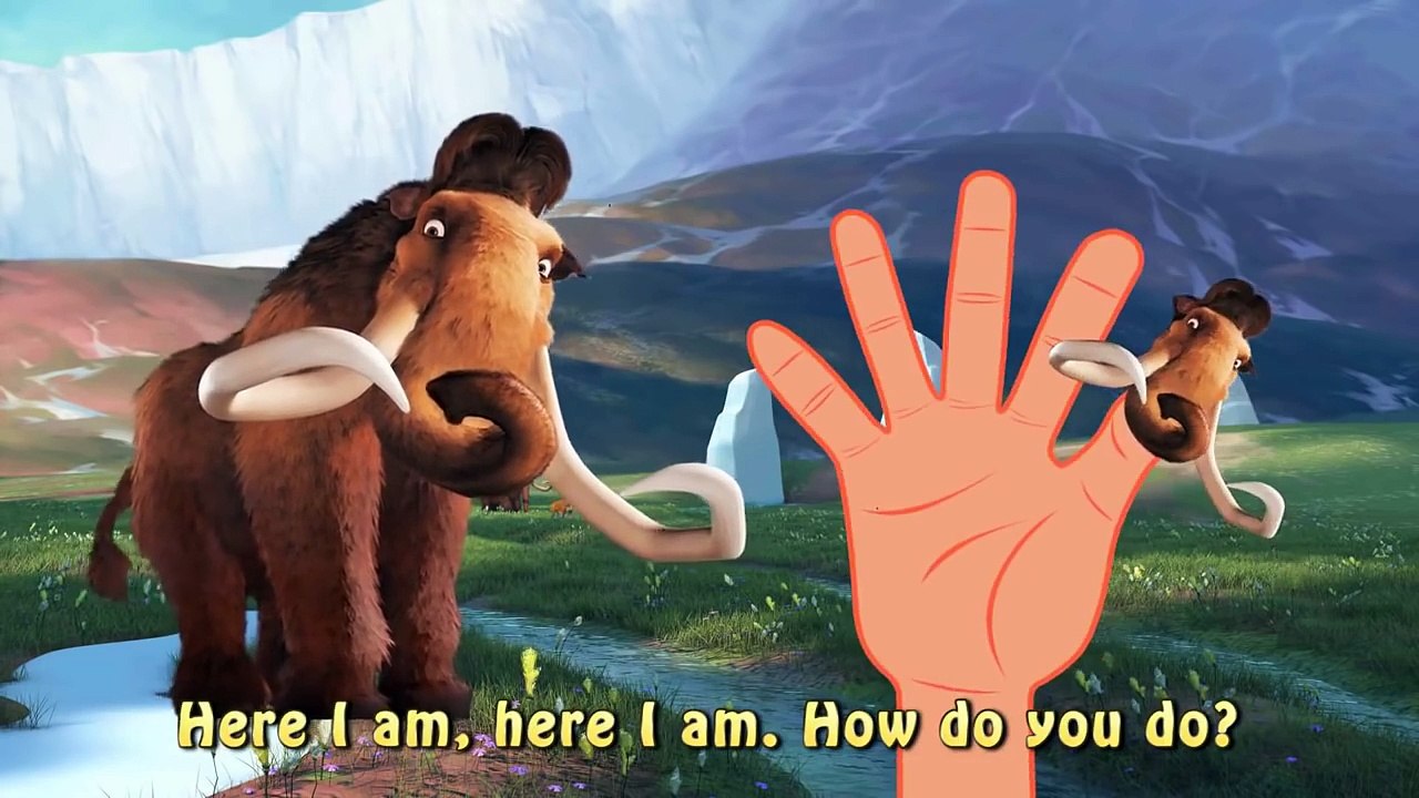 Finger Family Finger Family Ice age Cartoon Nursery Rhyme Dinosaur Animation Rhymes Collections Da