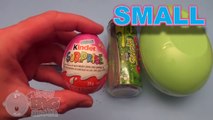 Candy Surprise Eggs Learn Sizes from Smallest to Biggest! Opening Eggs with Toys