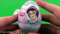 Disney Princess Surprise Eggs Opening - Princess Cinderella, Princess Rapunzel, Princess Snow White