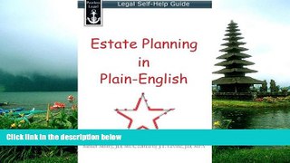 READ PDF [DOWNLOAD] Estate Planning in Plain-English: Legal Self-Help Guide Sanket Mistry Hardcove