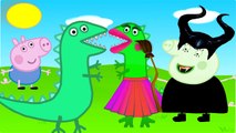 PEPPA PIG DINOSAUR GIRL MAKEUP LOVE STORY #Finger Family Nursery Rhymes Lyrics Parody