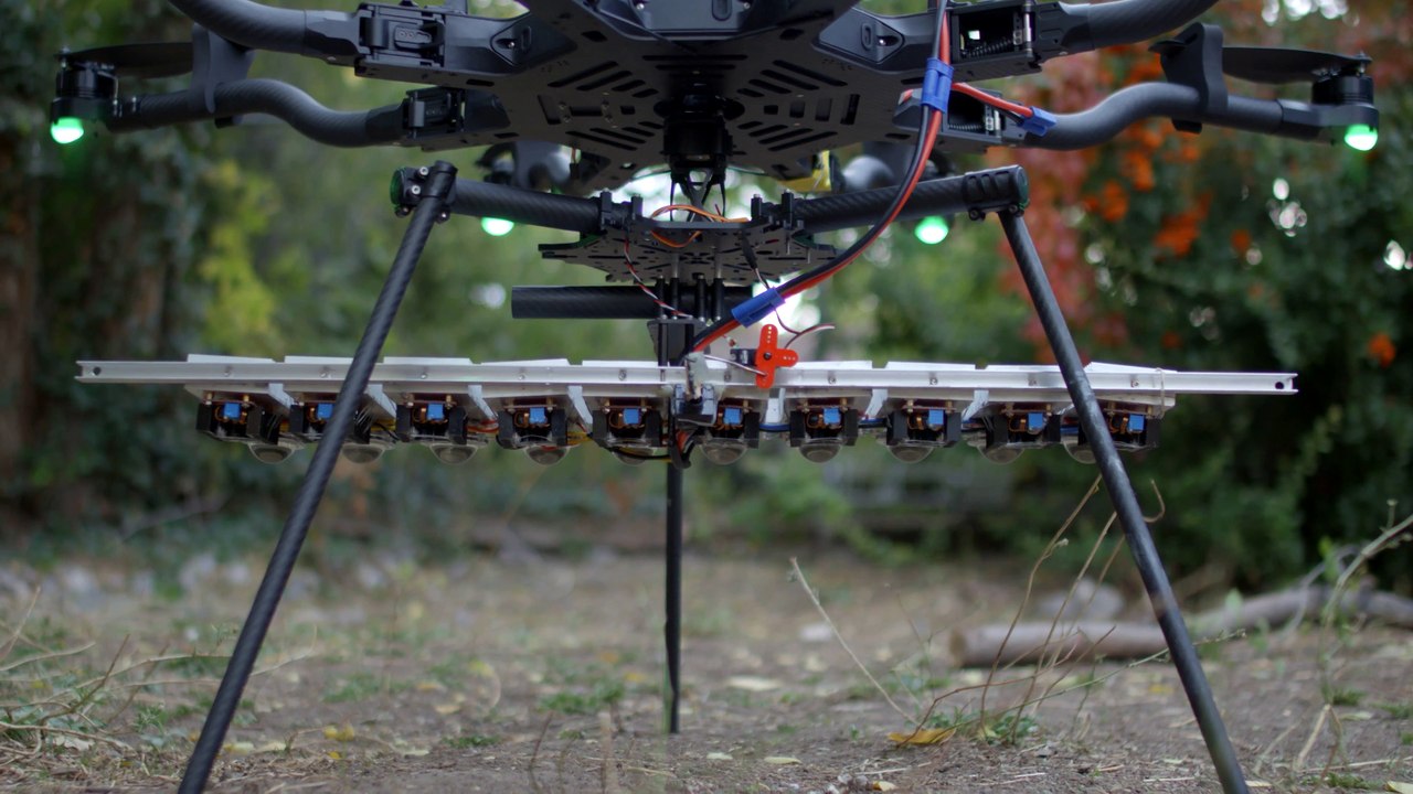 1000W Of LED Lighting On A Drone (4K)