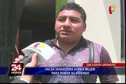 SJL: policía busca a falsa vendedora que dopó a mujer para robar en su vivienda